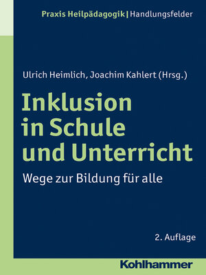 cover image of Inklusion in Schule und Unterricht